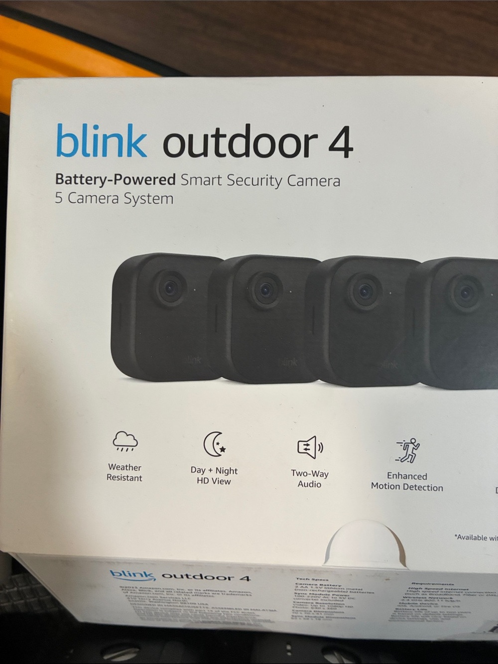 Blink Outdoor 4 Security Camera Kit - Black - Picture 2 of 9